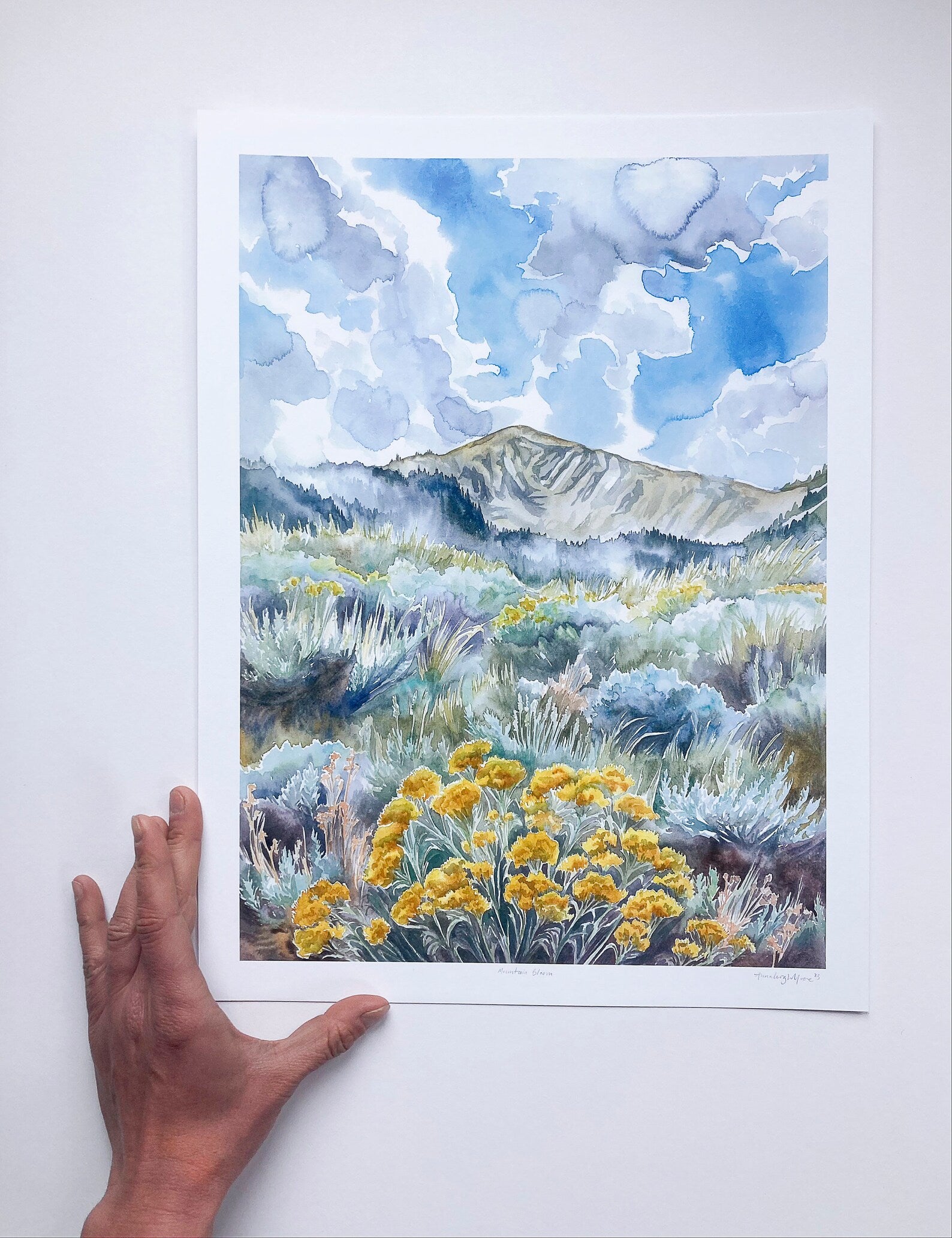Mountain Bloom Print