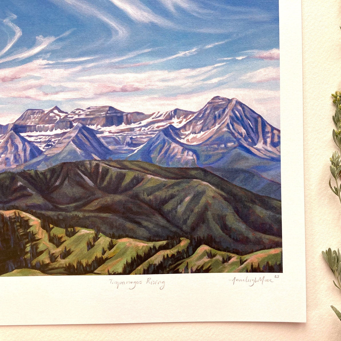 Timpanogos Rising Print