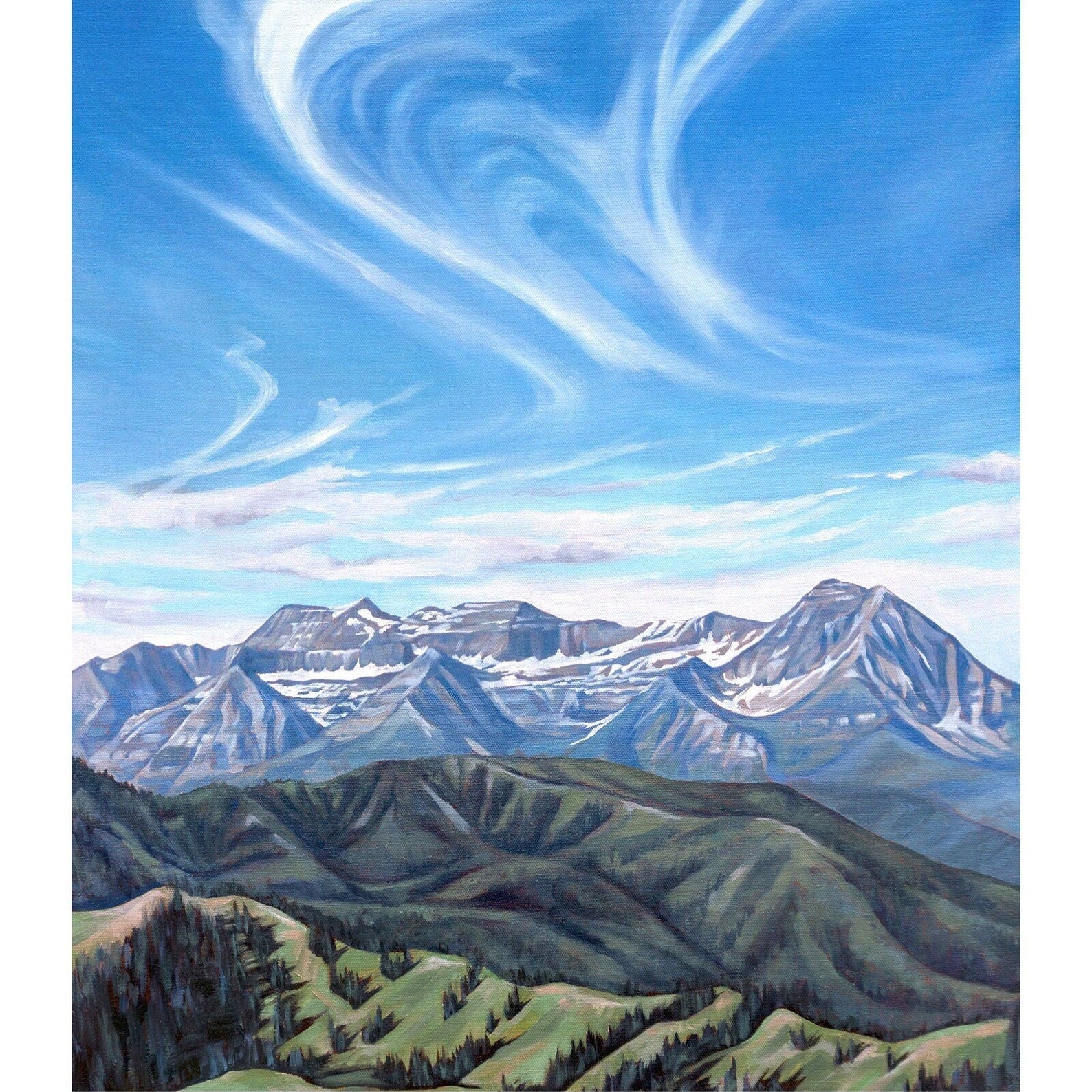 Timpanogos Rising Print