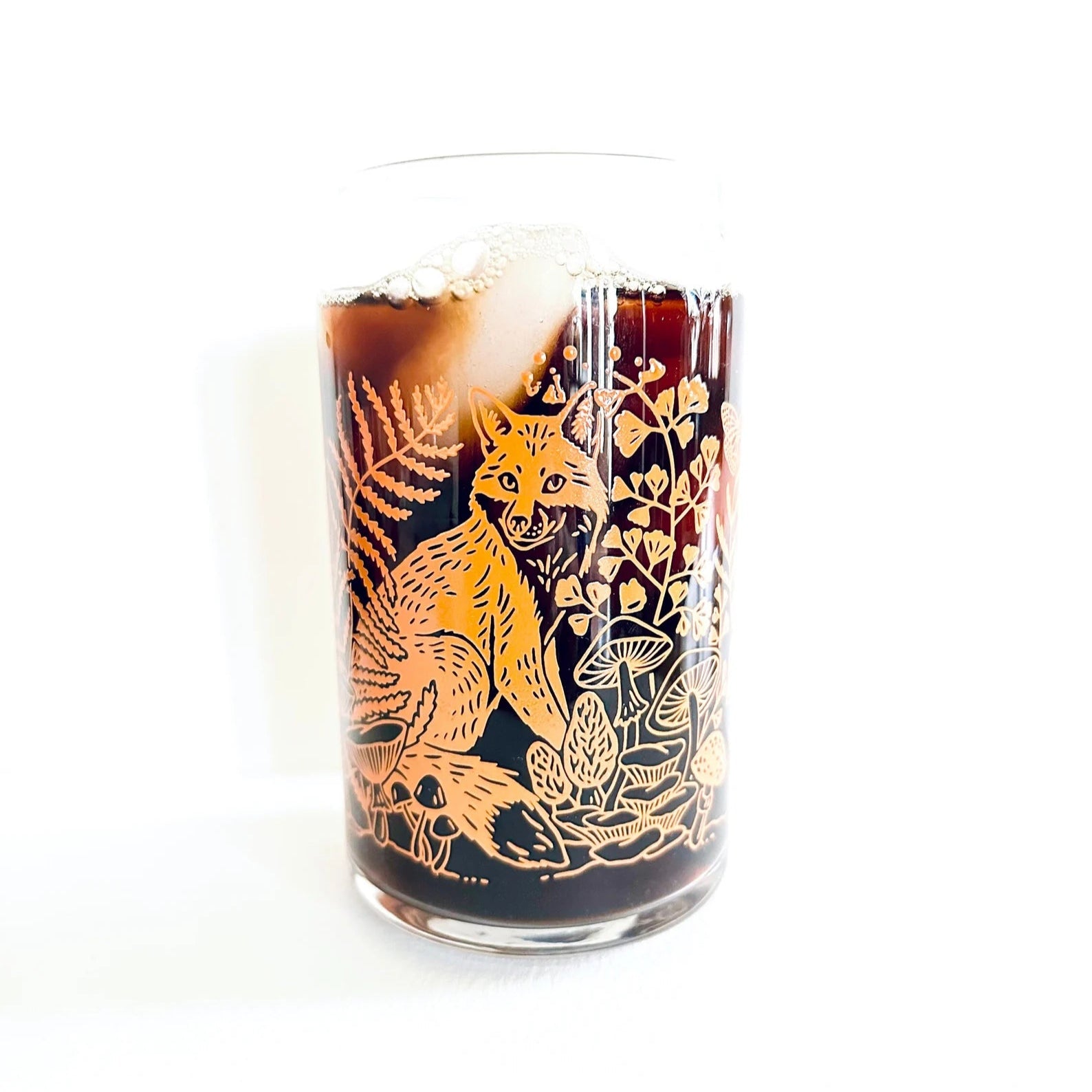 Printed Glass Can Cup
