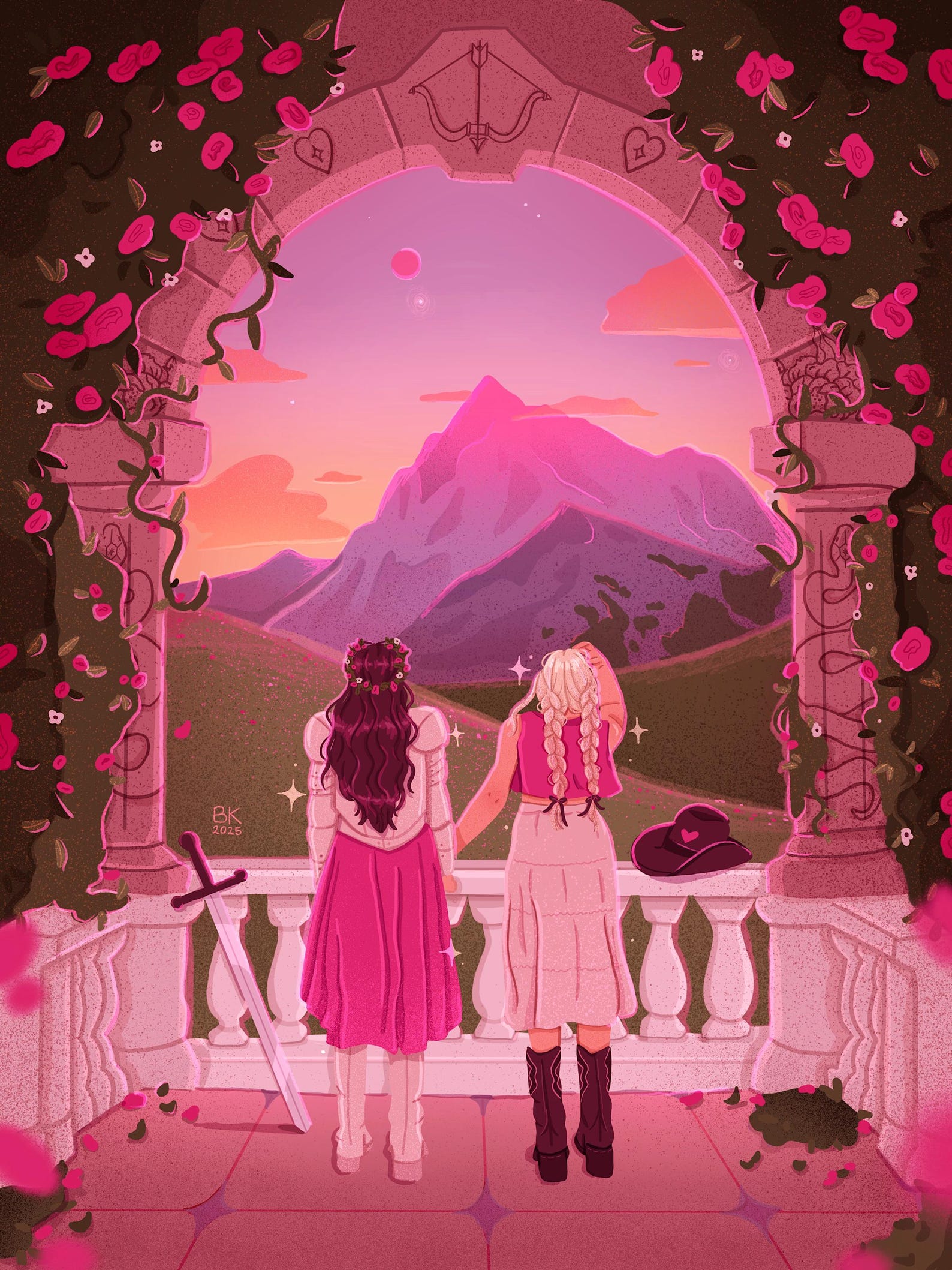 Two Worlds Meet Print