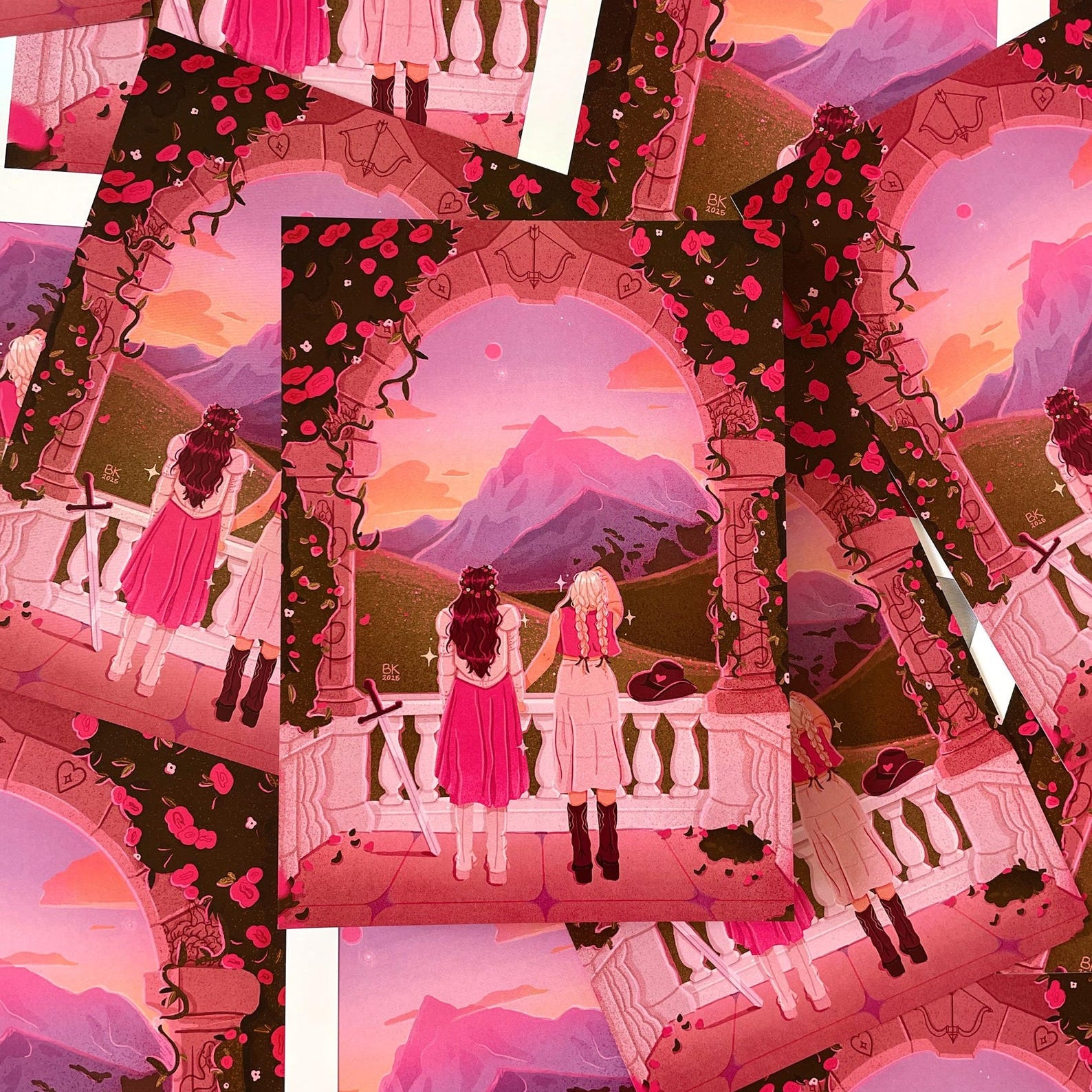 Two Worlds Meet Print