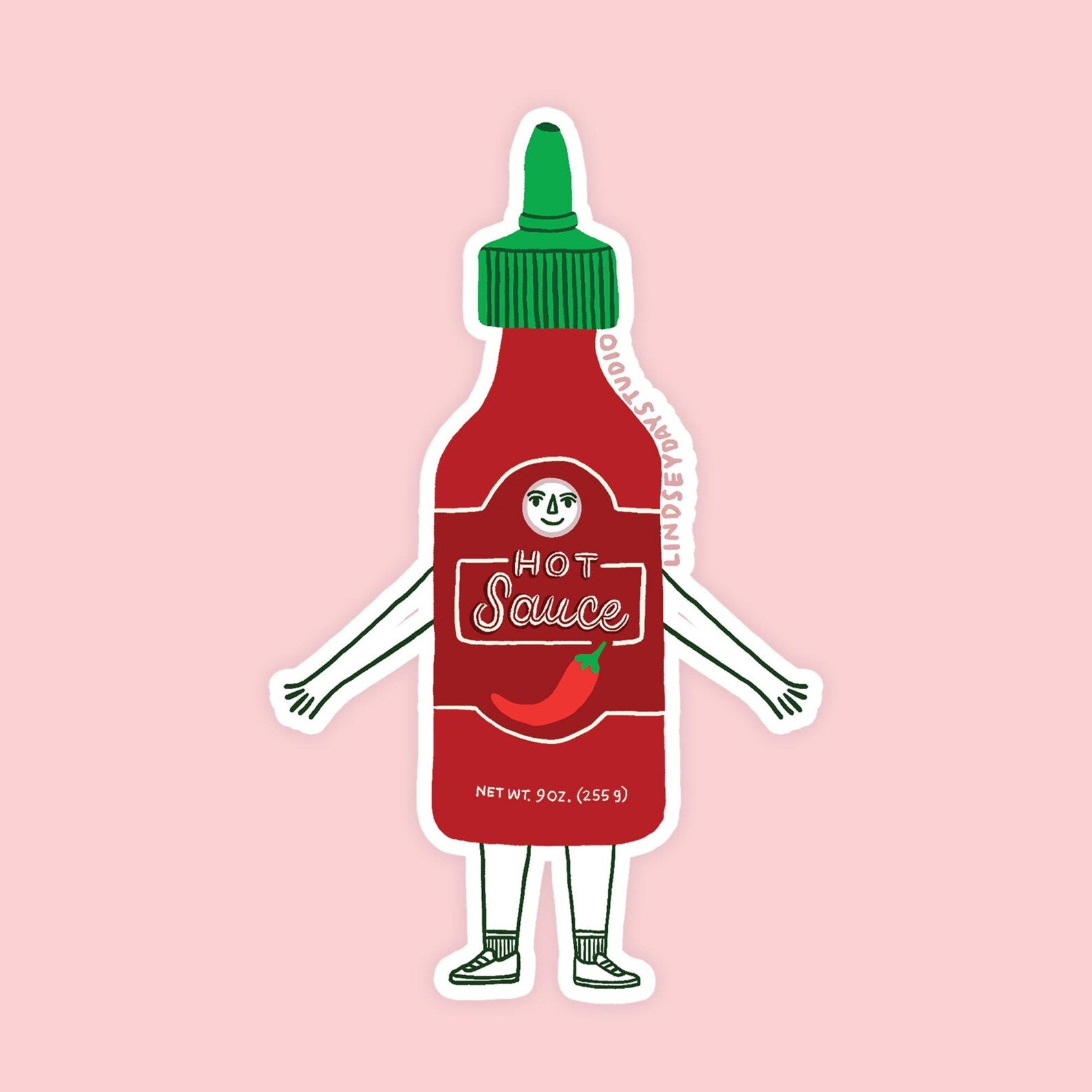 Hot Sauce Friend Sticker