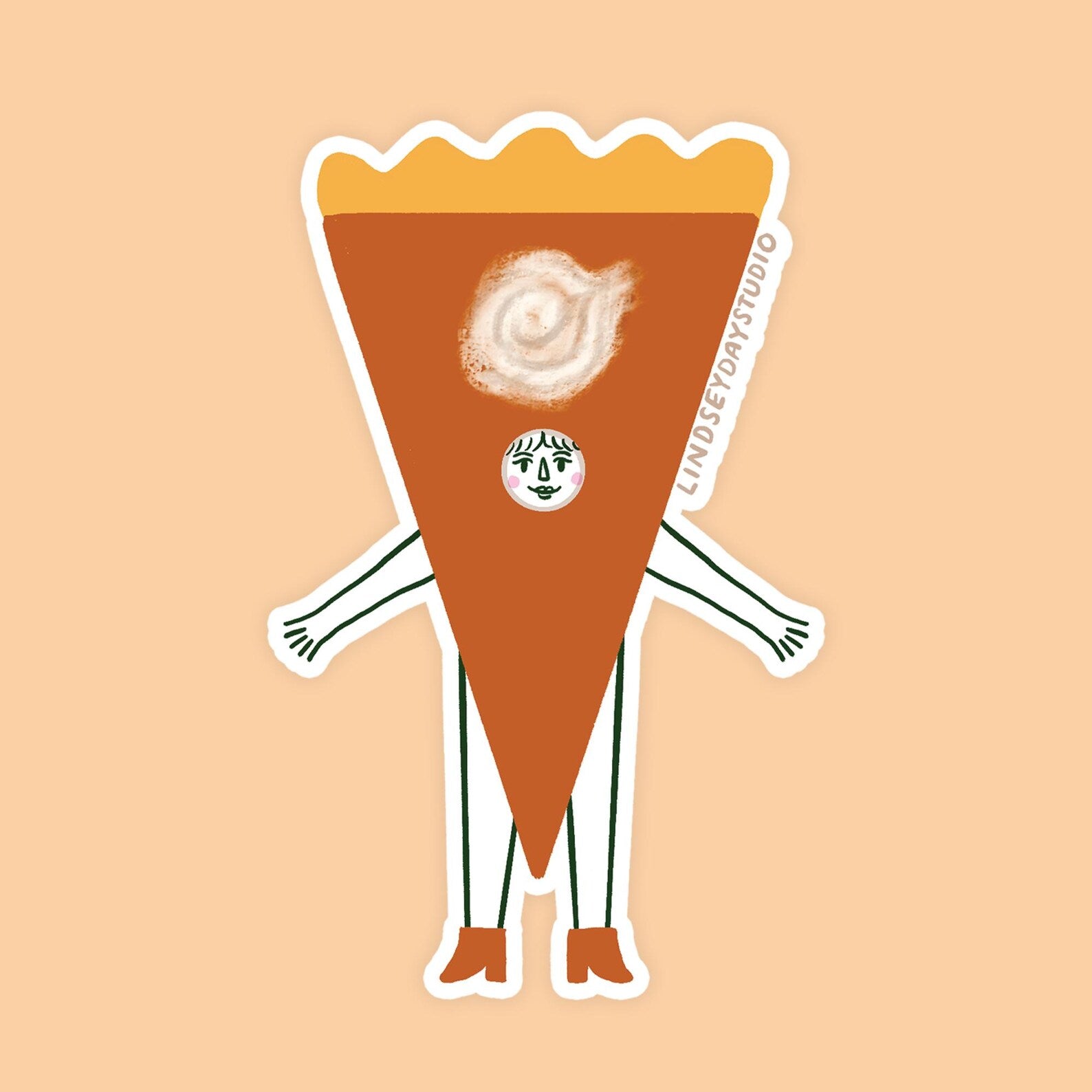 Pumpkin Pie Sticker