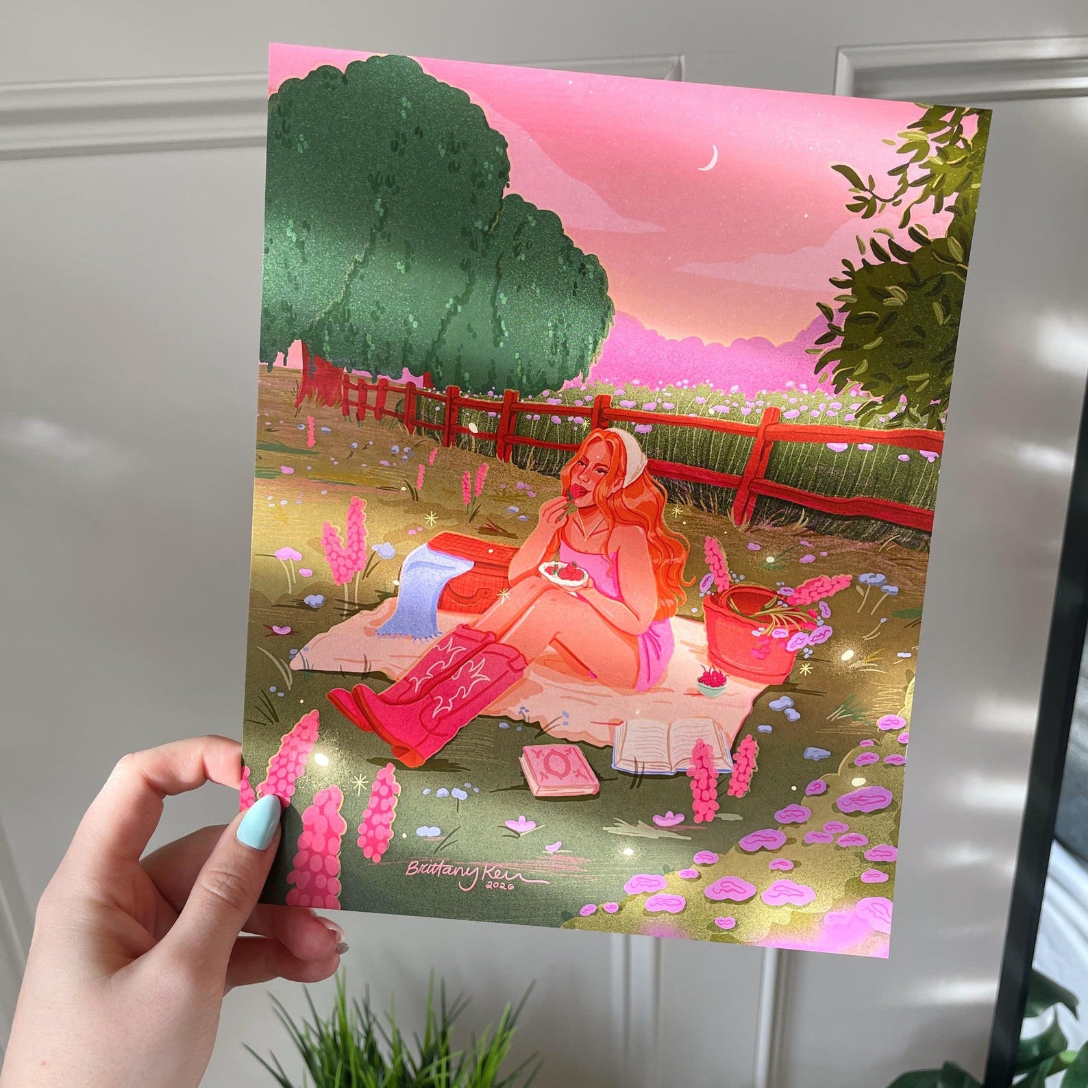 Strawberry Patch Print