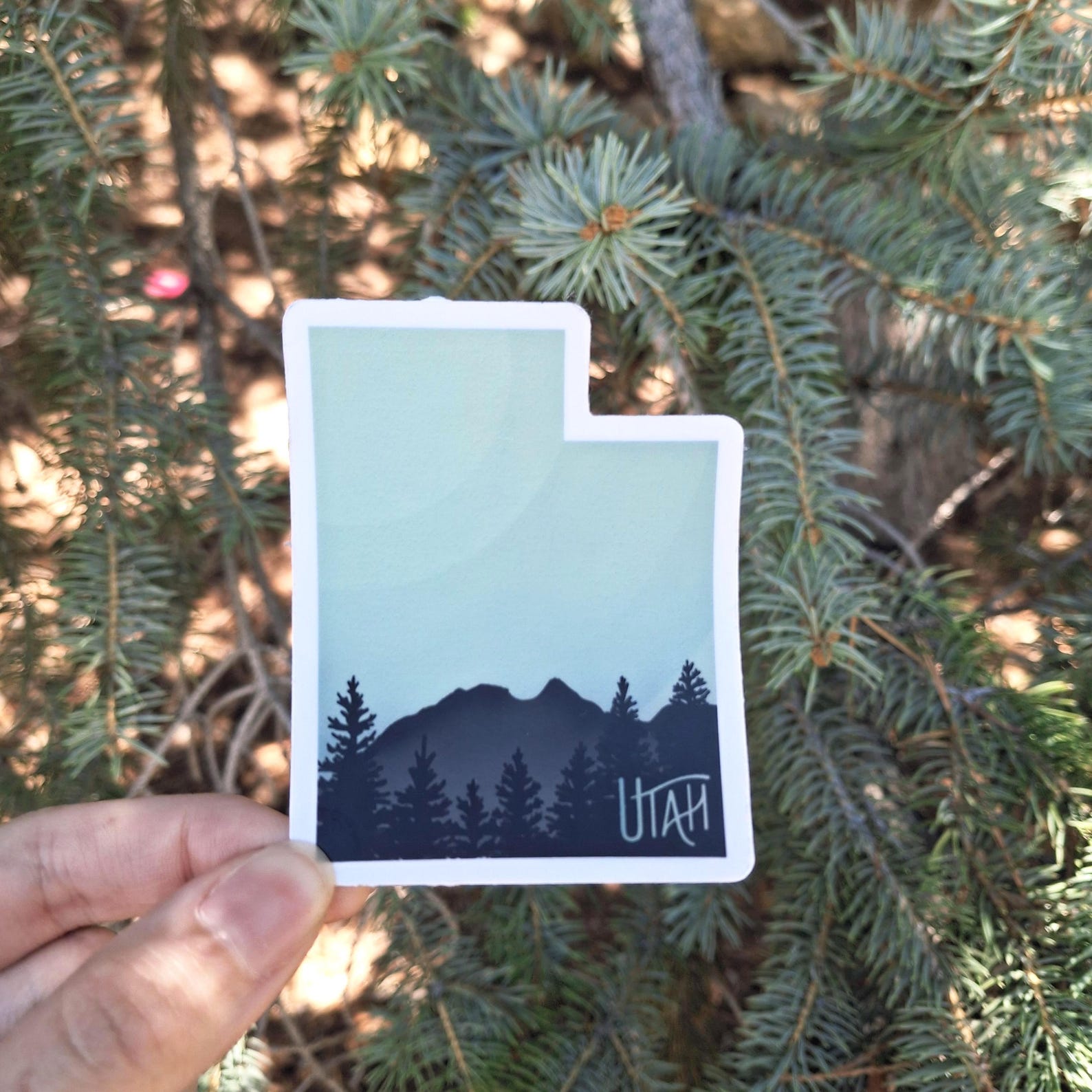 Utah Wasatch Mountain Sticker