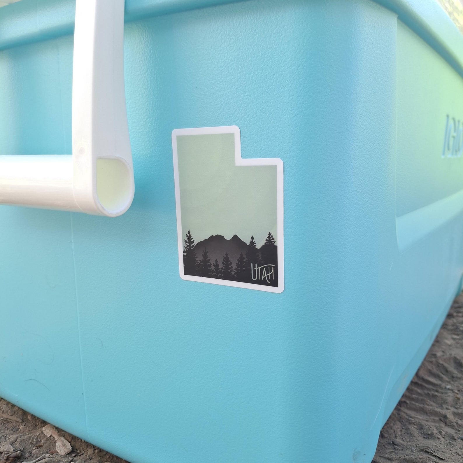 Utah Wasatch Mountain Sticker