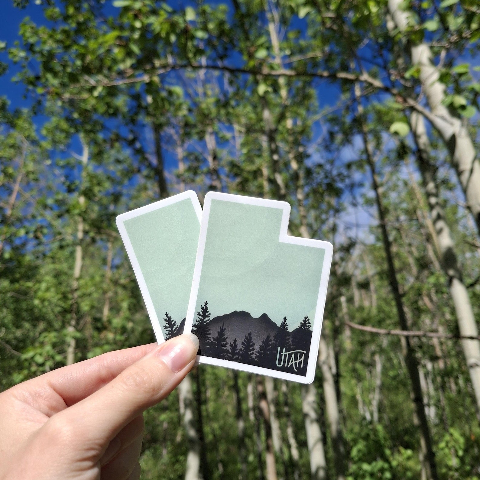 Utah Wasatch Mountain Sticker