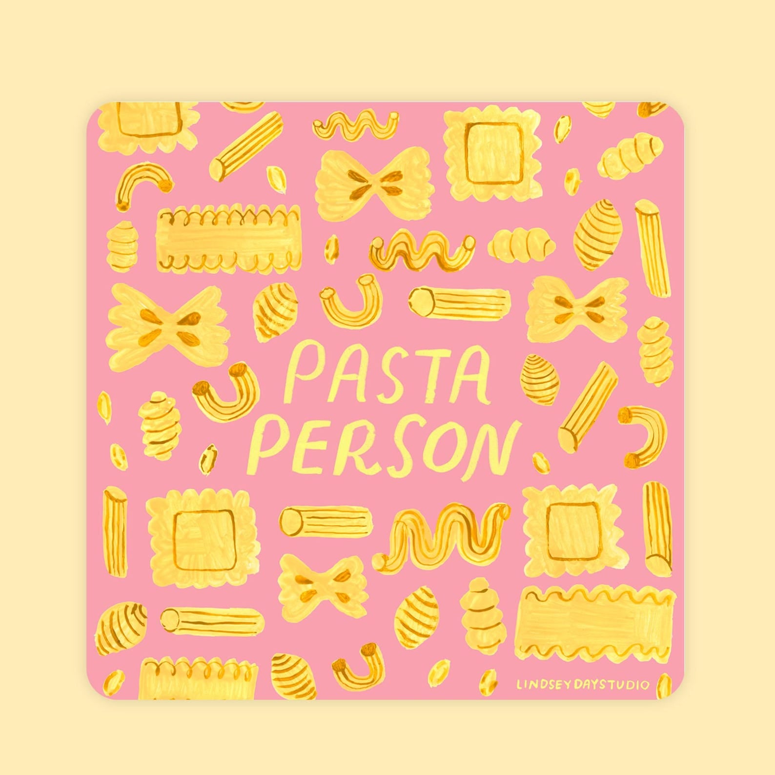 Pasta Person Sticker