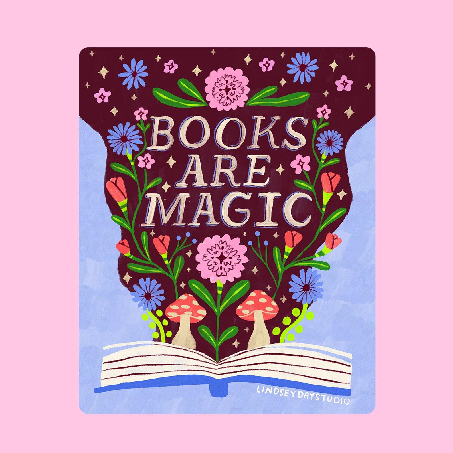 Books are Magic Sticker