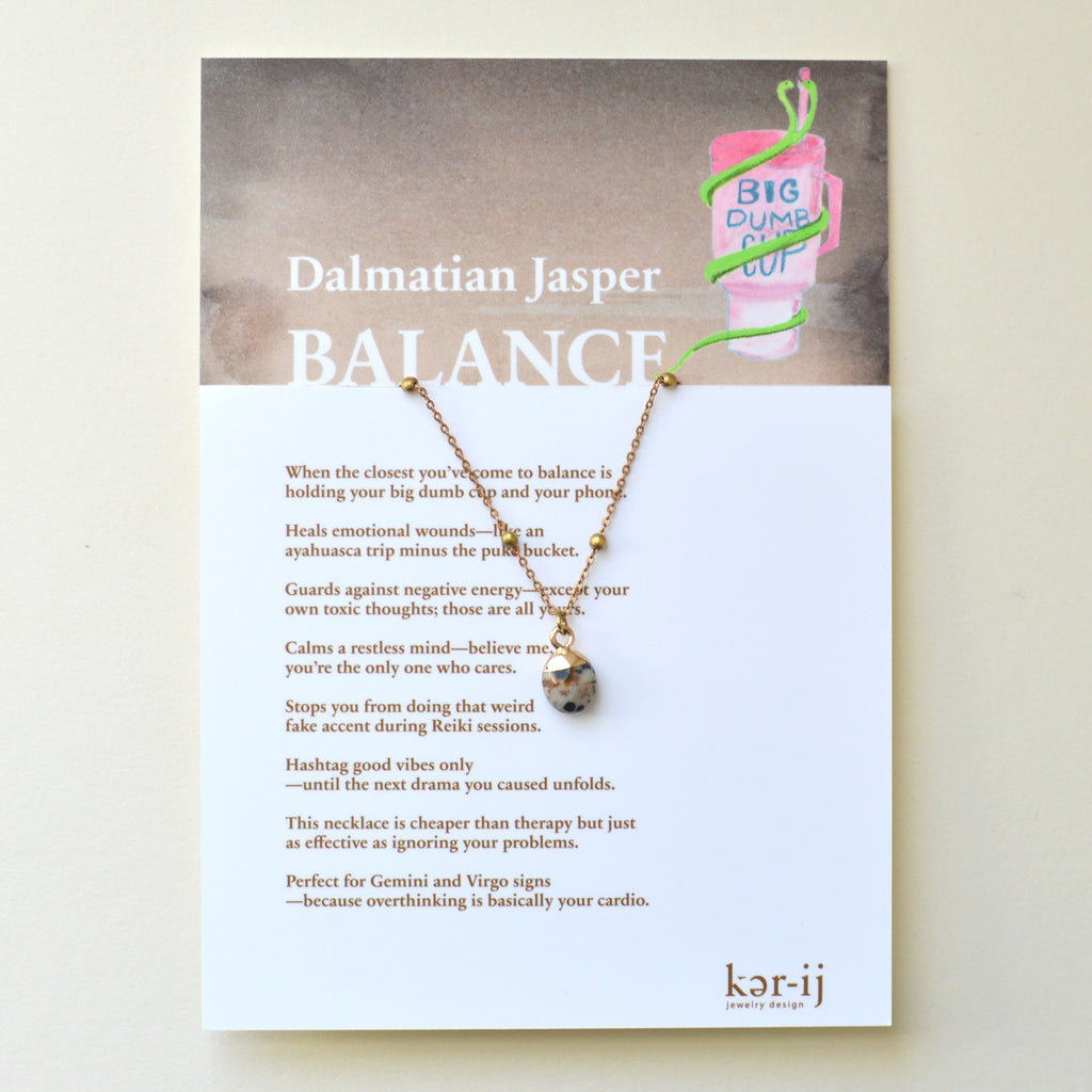 Snarky Healing Stone Necklaces