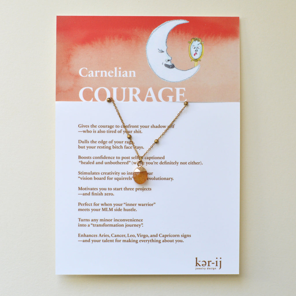 Snarky Healing Stone Necklaces