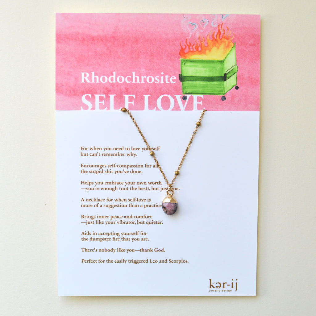 Snarky Healing Stone Necklaces