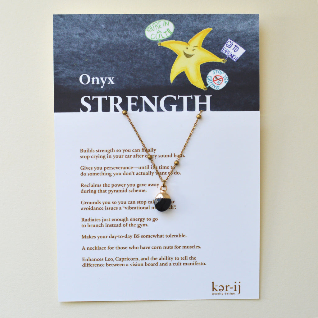 Snarky Healing Stone Necklaces