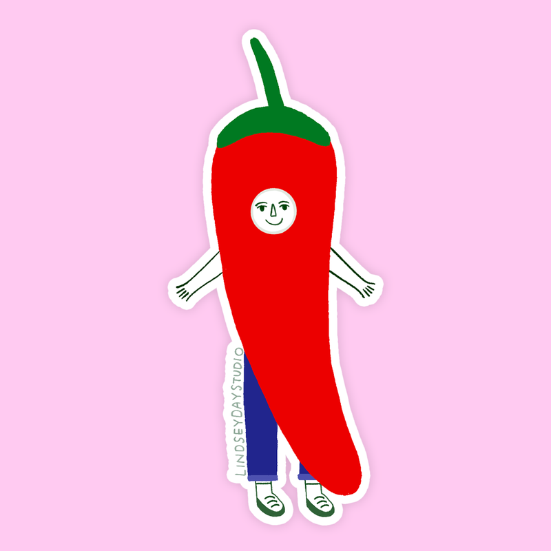Papa Pepper Sticker