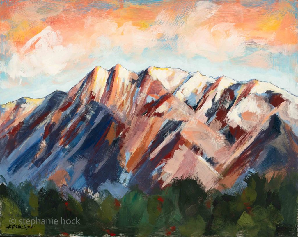 Majestic Mountains I Print