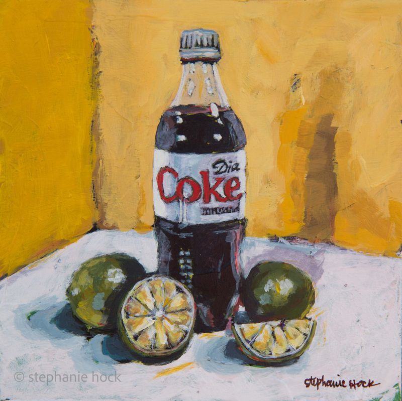 Diet Coke and Lime Print