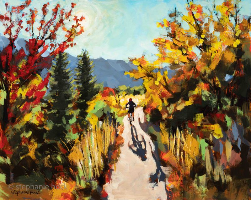 Autumn Ride Print