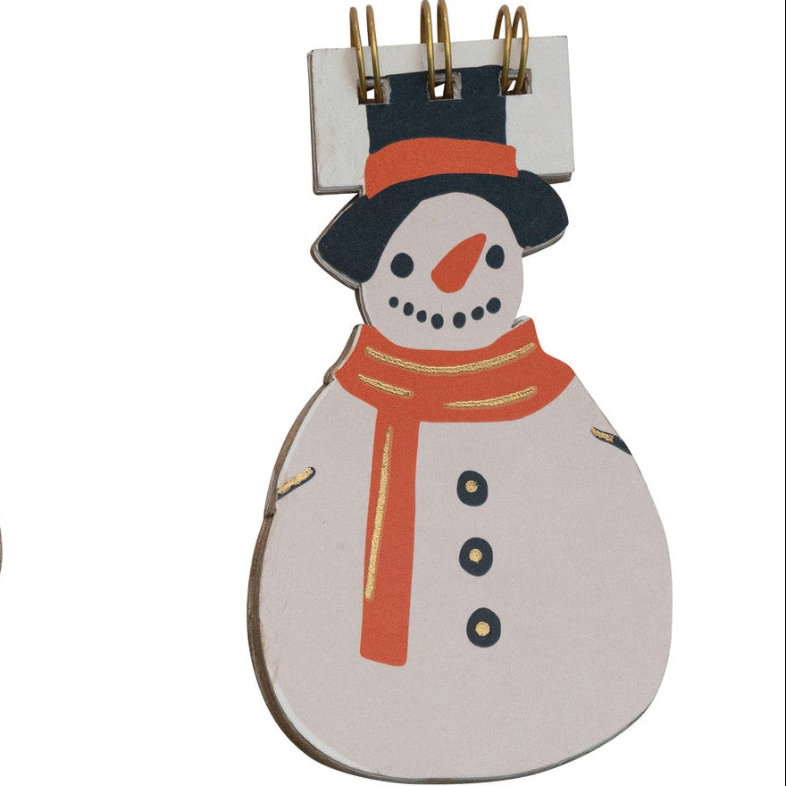 Capture your thoughts and lists with the charming Diecut Snowman Spiral Notebook. Its compact, mini size makes it perfect for on-the-go notes or quick reminders, while the playful snowman design adds a touch of seasonal joy to your daily routine. The spiral binding allows easy page turning and ensures your notes stay organized. Keep inspiration close at hand with this delightful and practical notebook.