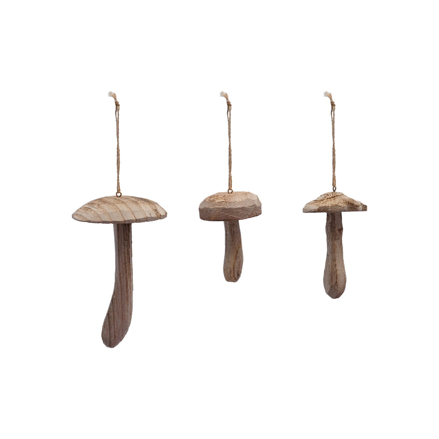 Crafted from natural paulownia wood, this charming mushroom ornament adds a touch of rustic warmth to any space. Available in three size options, it fits perfectly on shelves, desks, or as part of seasonal decor. Its lightweight yet durable design makes it easy to display anywhere while bringing a cozy, nature-inspired vibe to your home.