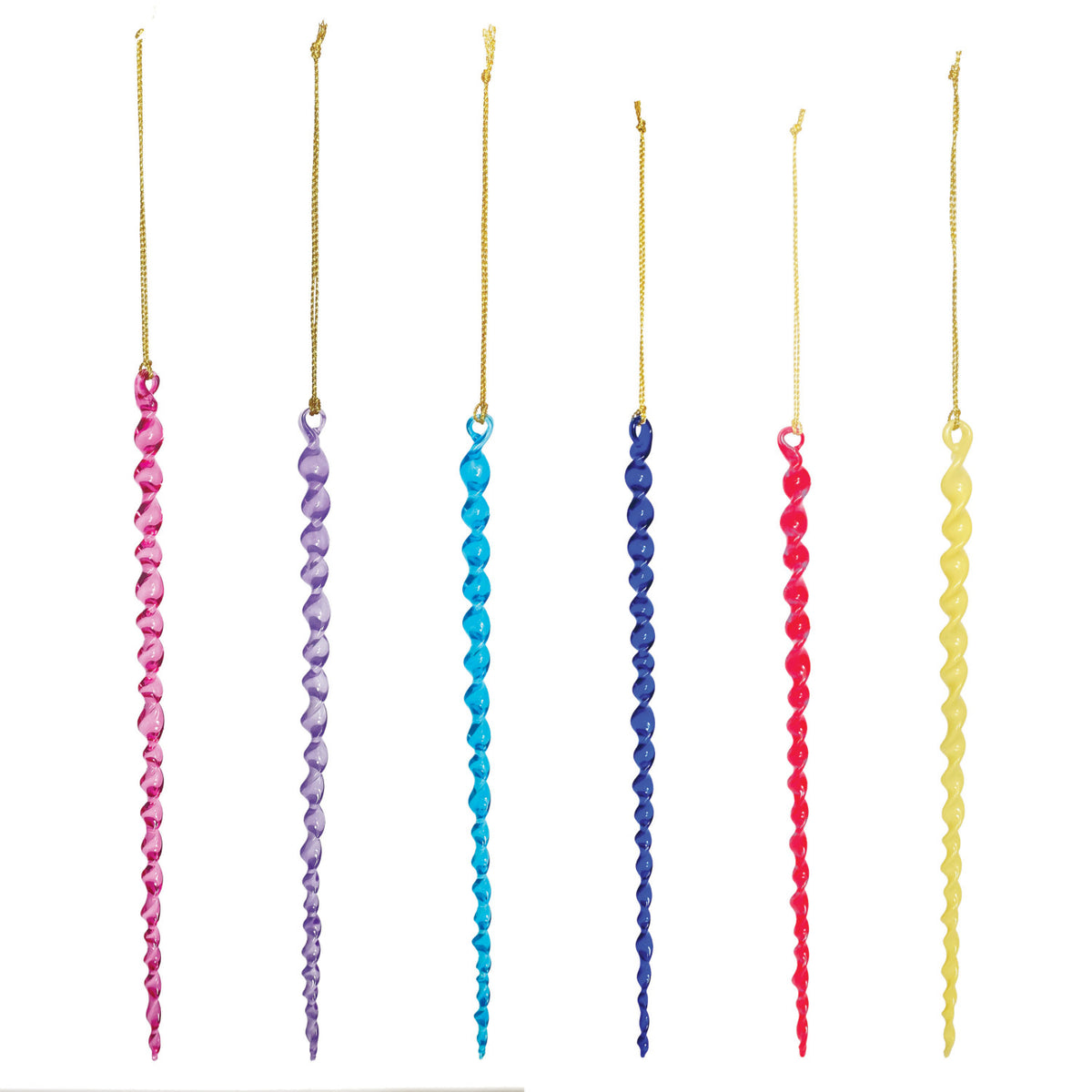 Handmade Colorful Glass Icicle Ornament - 6 Colors. Bring a touch of sparkling cheer and cozy holiday magic into your space with this Handmade Colorful Glass Icicle Ornament. Thoughtfully crafted in six vibrant shades, each piece catches the light beautifully, making it a wonderful way to add warm, joyful accents to your tree or festive decor.