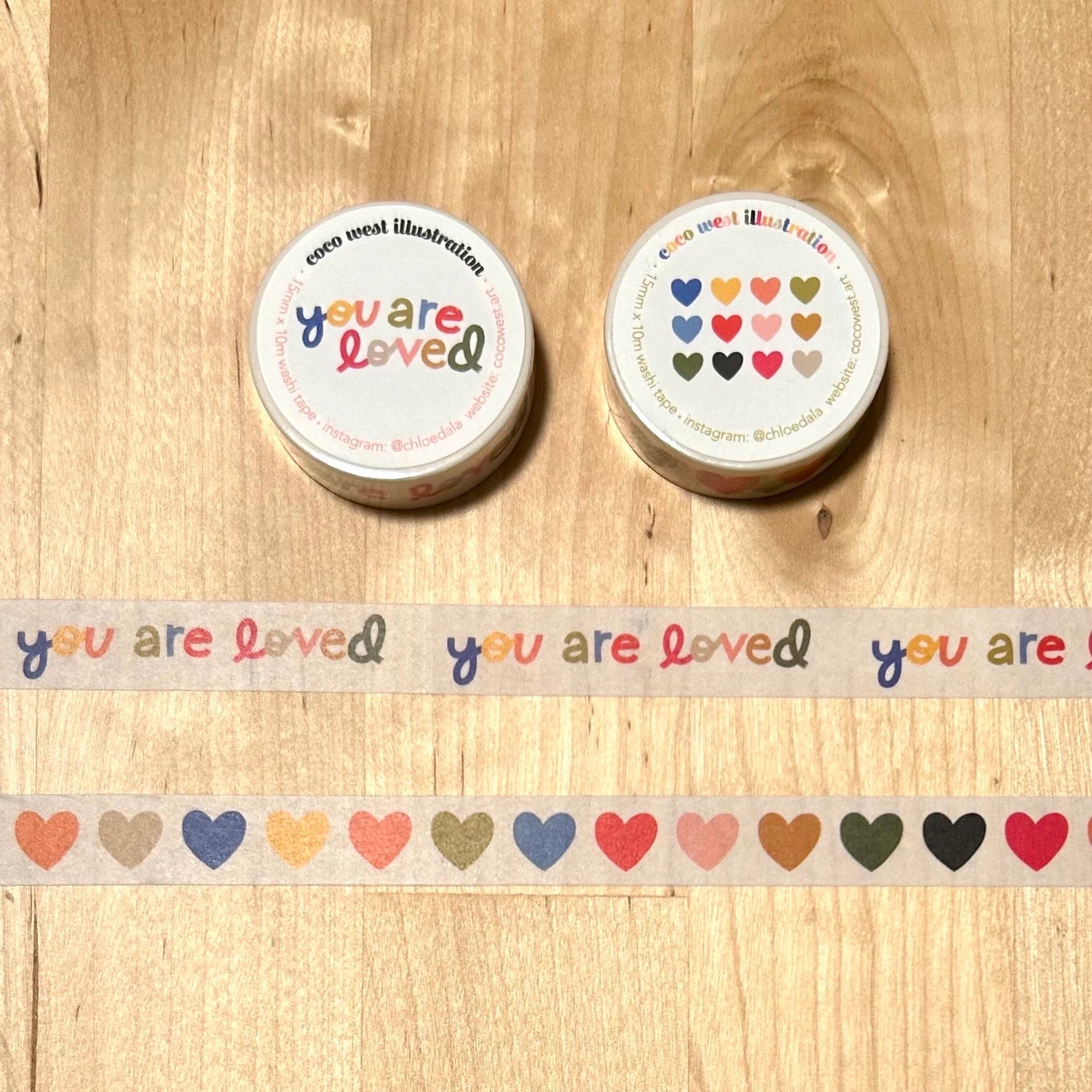 Washi Tape - Coco West Illustration