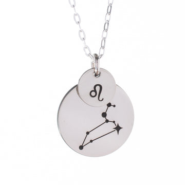 Layered  Zodiac Constellation Necklace - DarkStar Jewelry