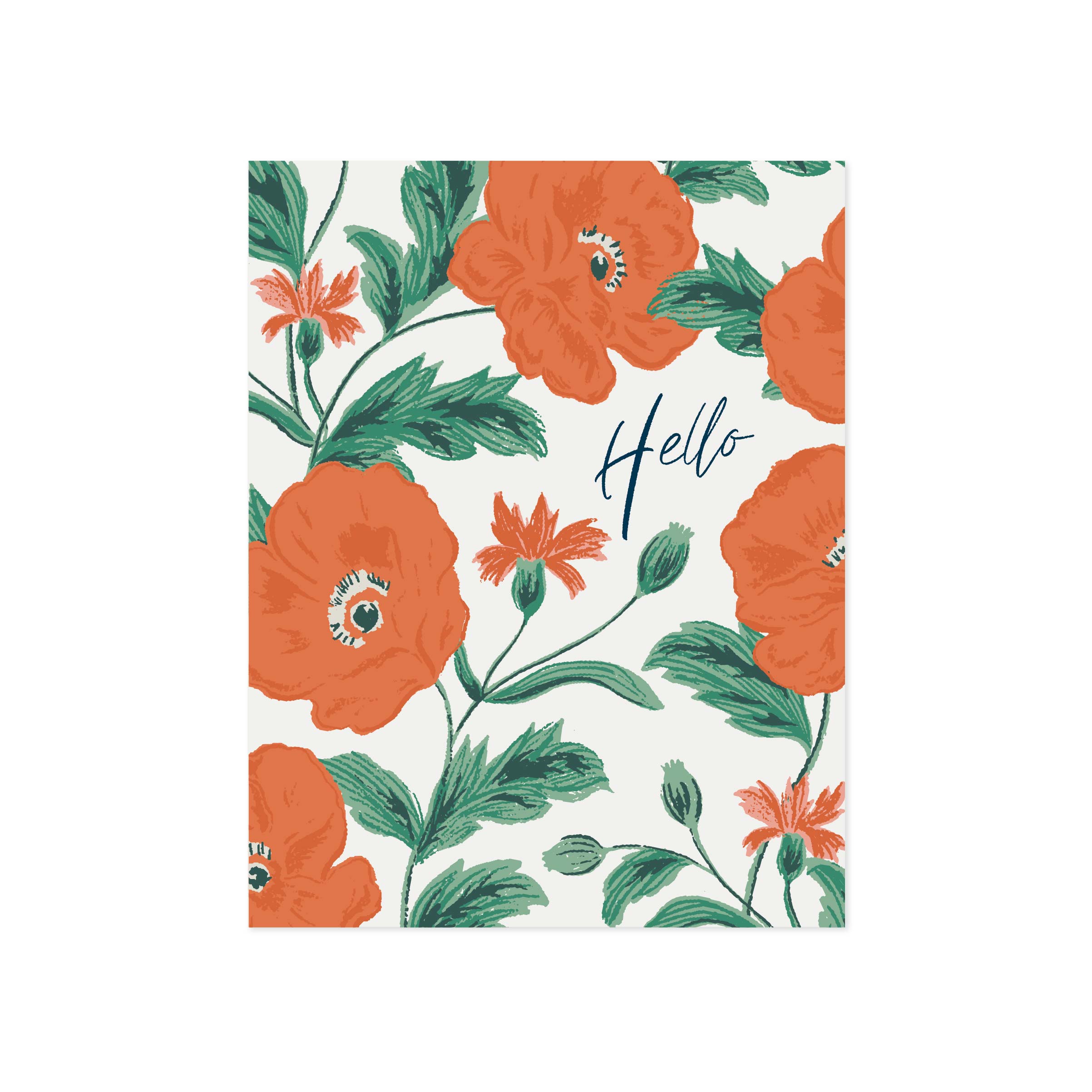 Hello Poppy Card