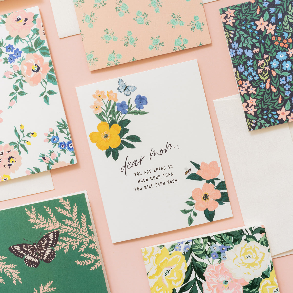 "Dear Mom" Garden Floral Card