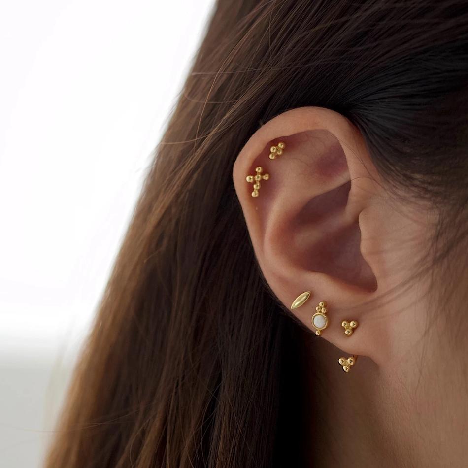Mineral and Matter Juno Opal Stud Earrings