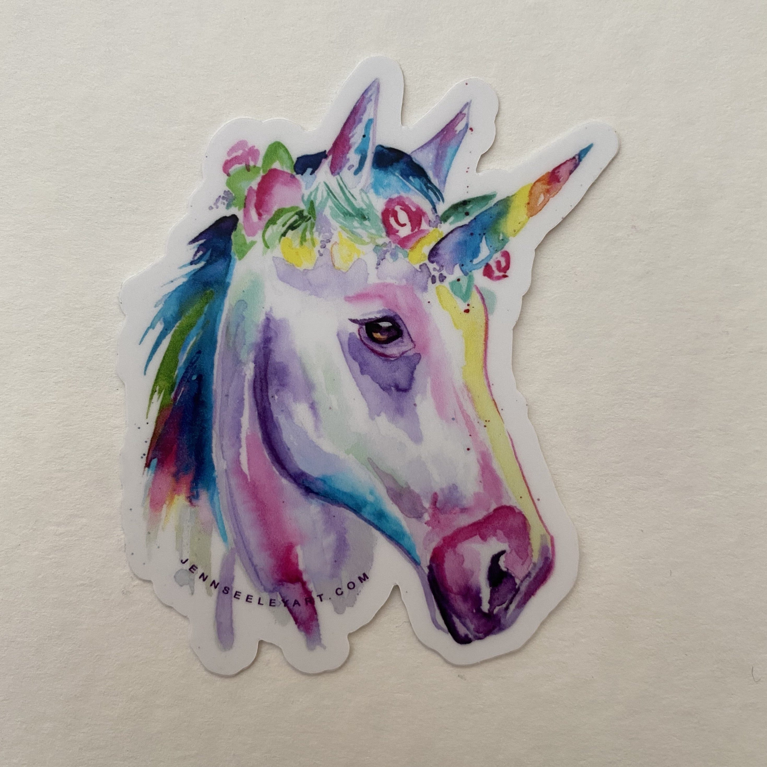 Watercolor Animal Sticker - Jenn Seely