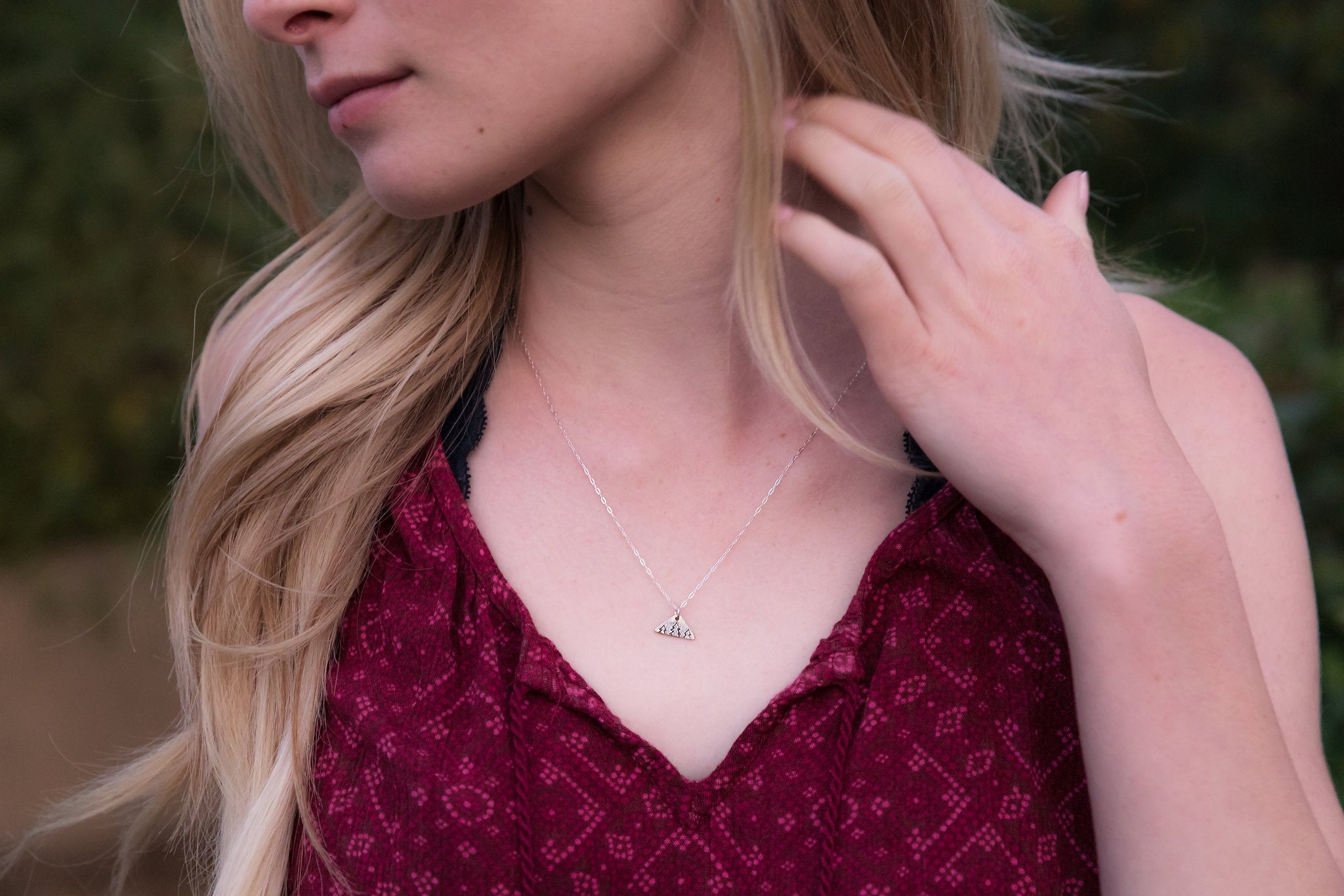 Serene Trees Necklace - The Bearded Jeweler