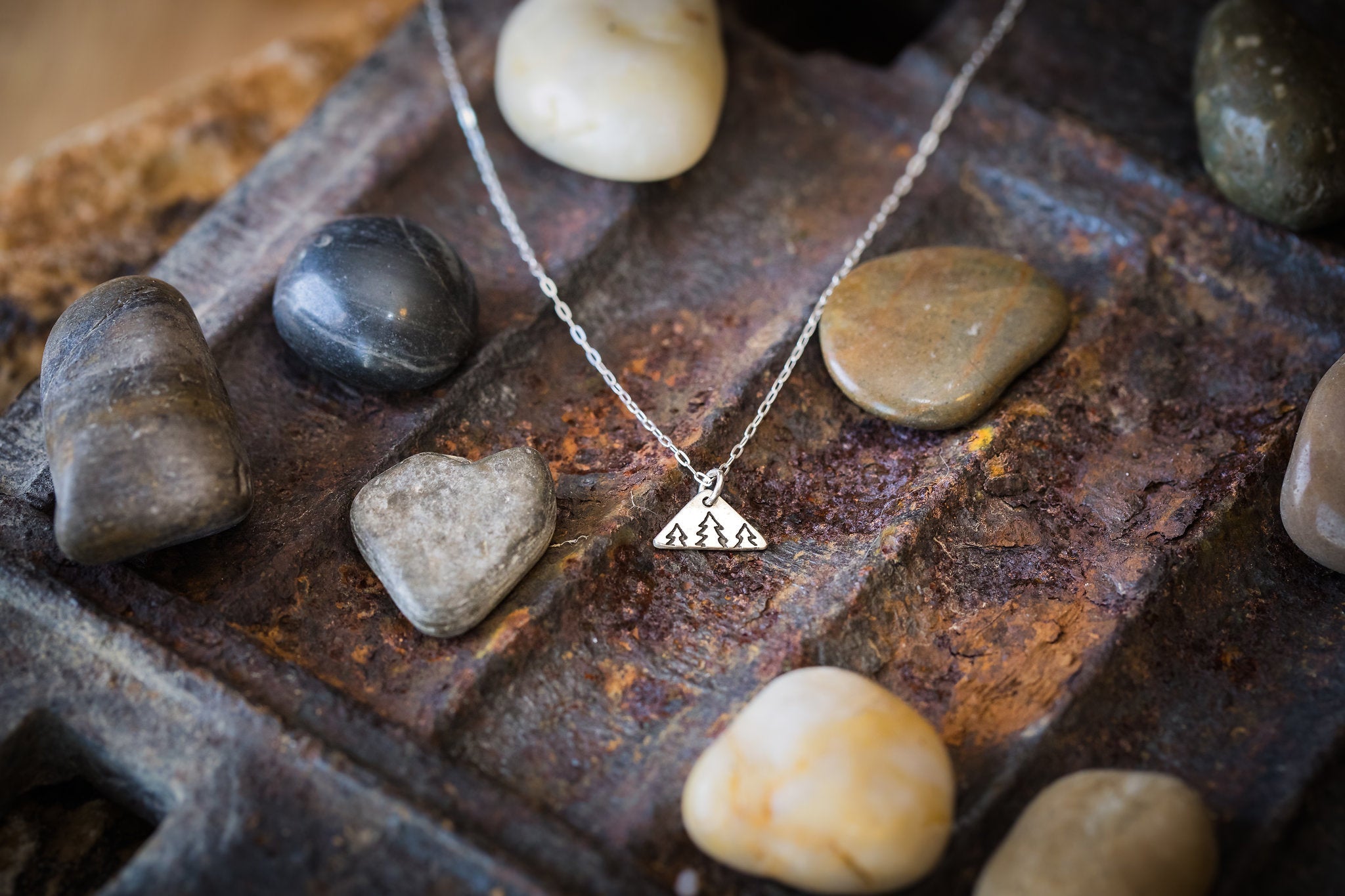 Serene Trees Necklace - The Bearded Jeweler