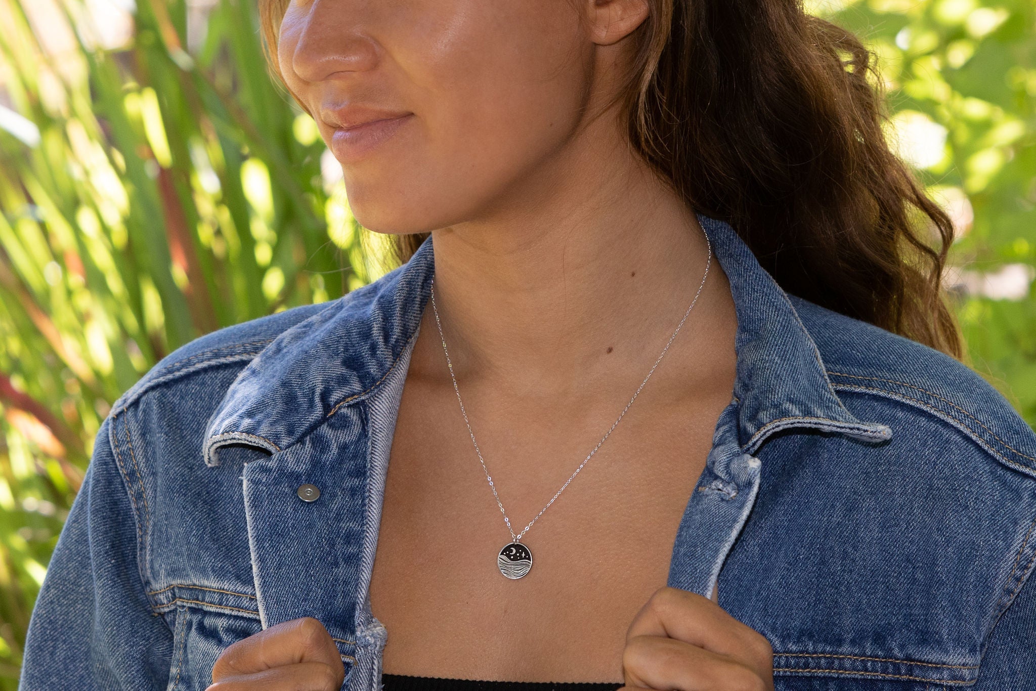 Moonlit Ocean Necklace - The Bearded Jeweler
