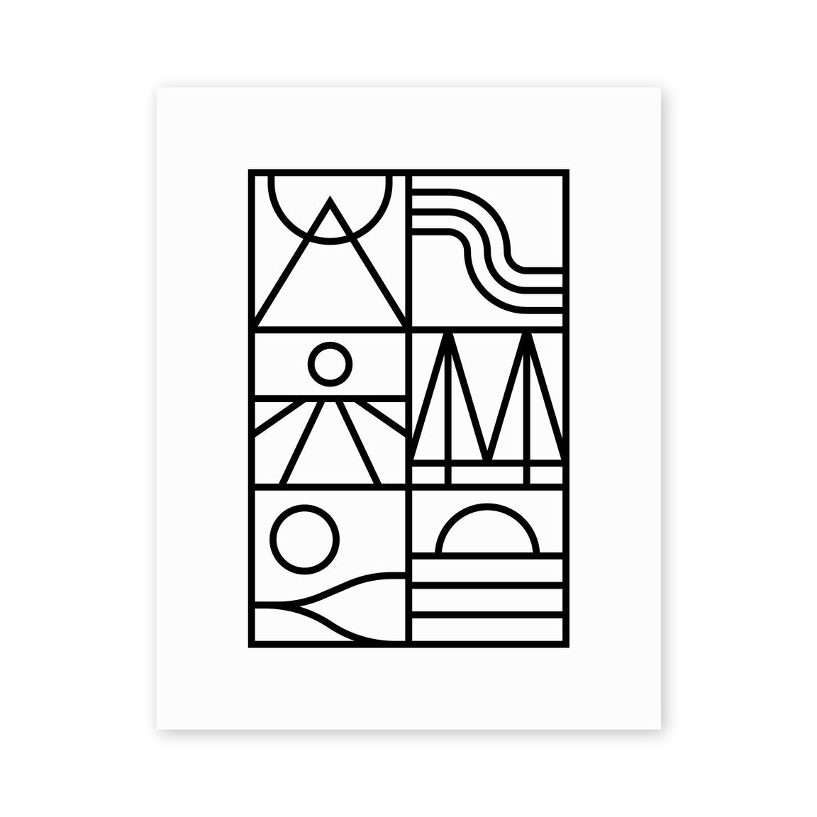 Vista 11x14 Print - Black