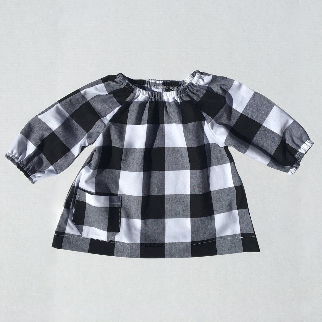 The Stella Peasant - 2" Gingham- More Colors Available