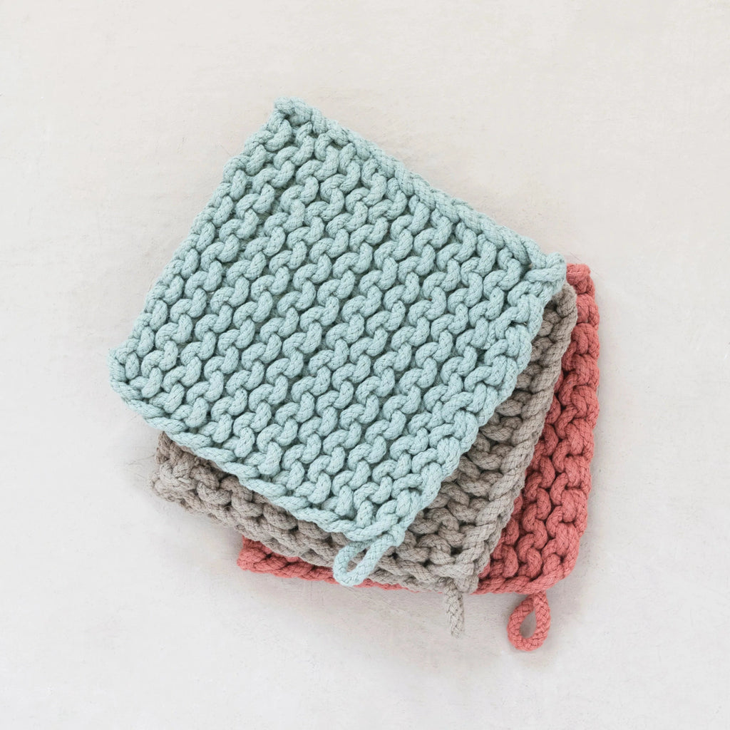  Cotton Crocheted Pot Holder. A best-seller for a reason! Everyone's favorite pot holder. 