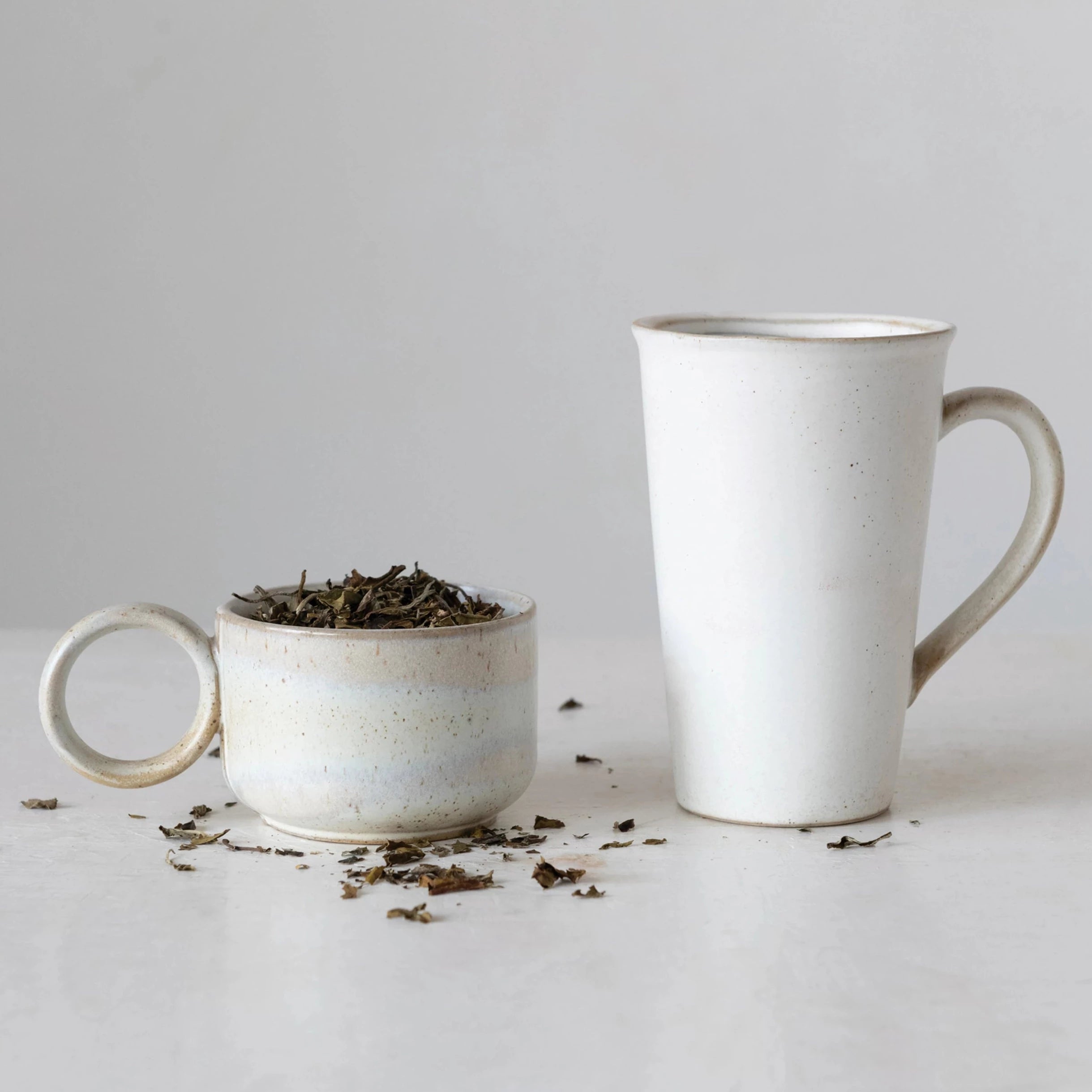 Stoneware Mug with Reactive Glaze