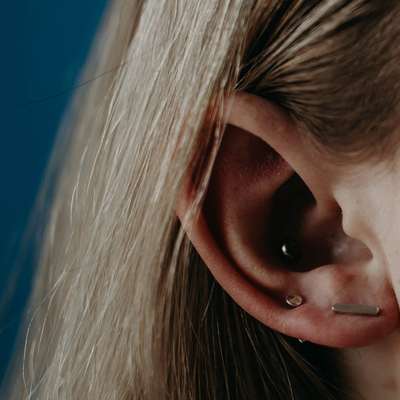 Mineral and Matter Tiny Dot Stud Earrings