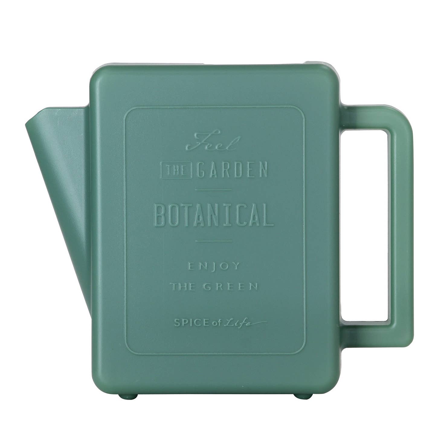 Clever in shape, this is not your typical watering can! The lightweight Hook Watering Can is perfect for watering indoor/outdoor plants and flowers. Ideal for small spaces, the narrow/thin profile offers a small footprint for easy storage. When not in use, simply hook on an outdoor faucet or railing. Green.