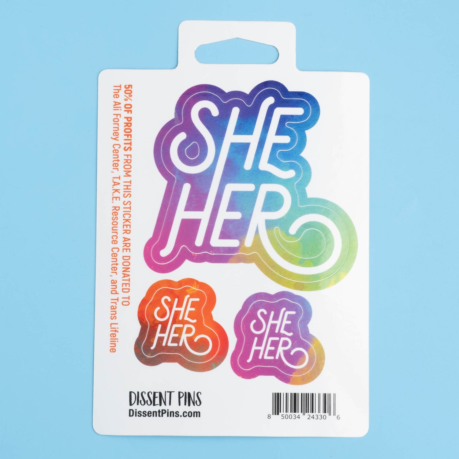 Pronoun Sticker Sheets