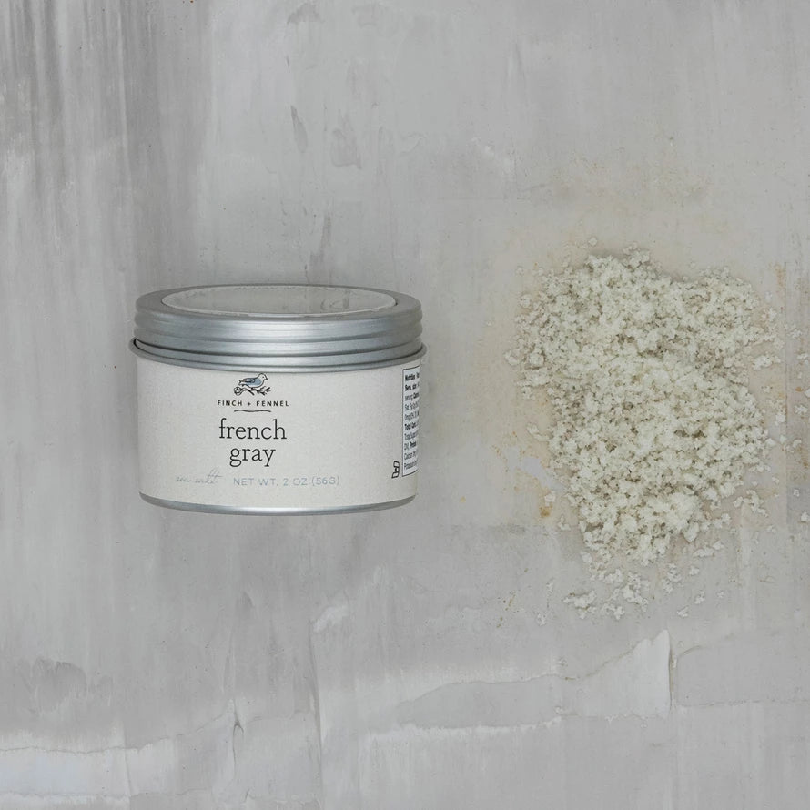 French Gray Sea Salt is a moist, unrefined salt with a complex yet mild taste. Harvested by hand from the most renowned salt marshes of France, it is versatile as a cooking or finishing salt.. 