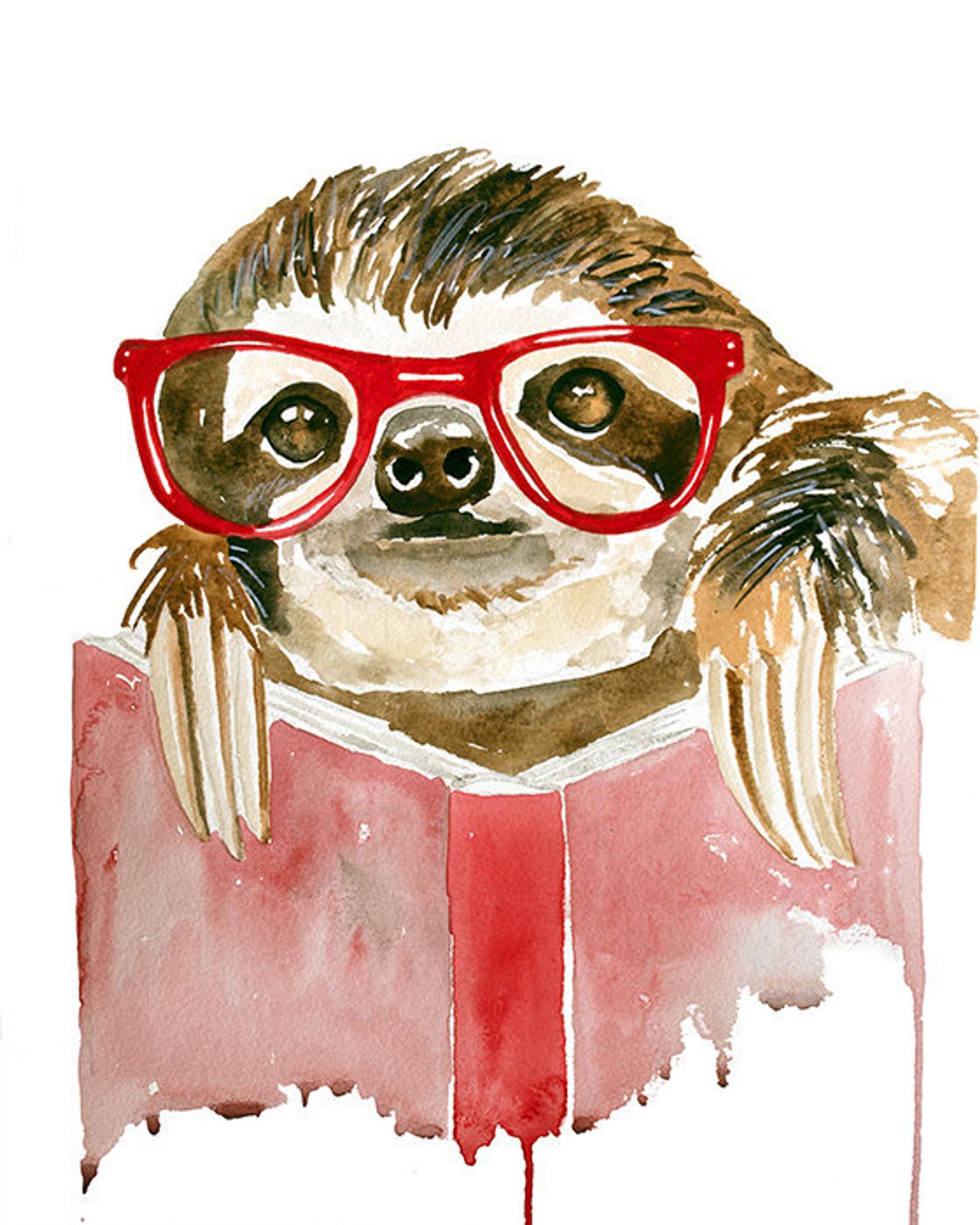 Watercolor Animal Sticker - Jenn Seely
