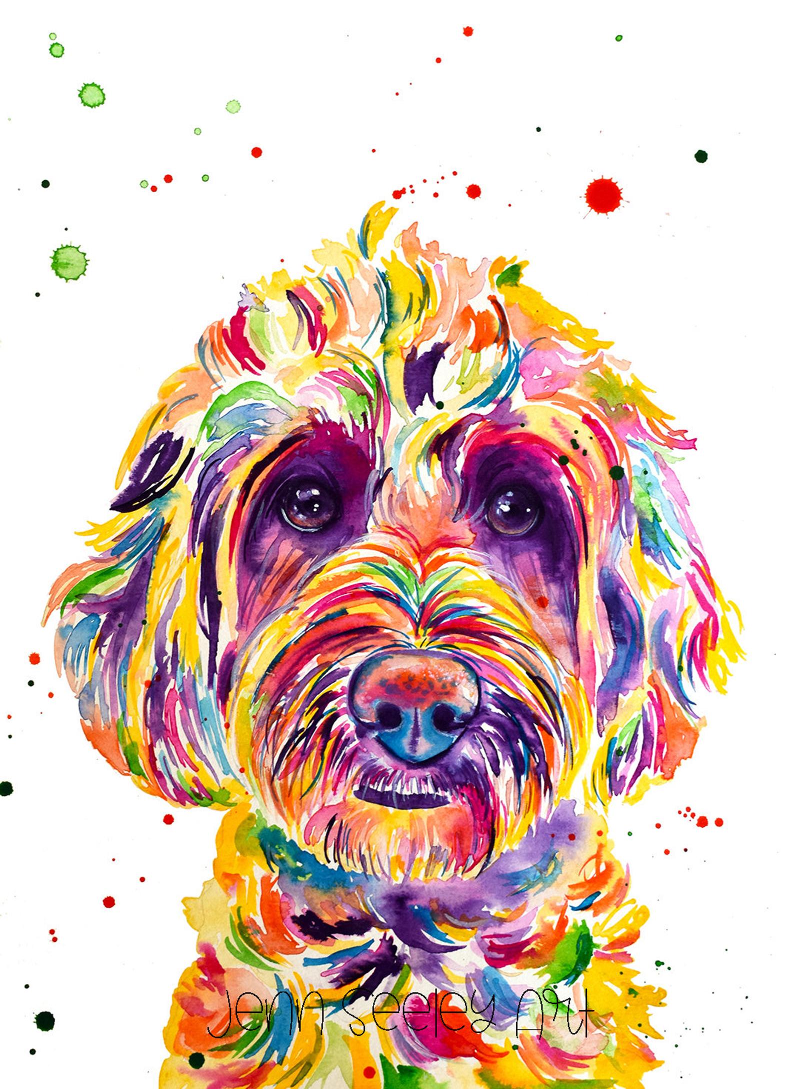 Watercolor Animal Sticker - Jenn Seely