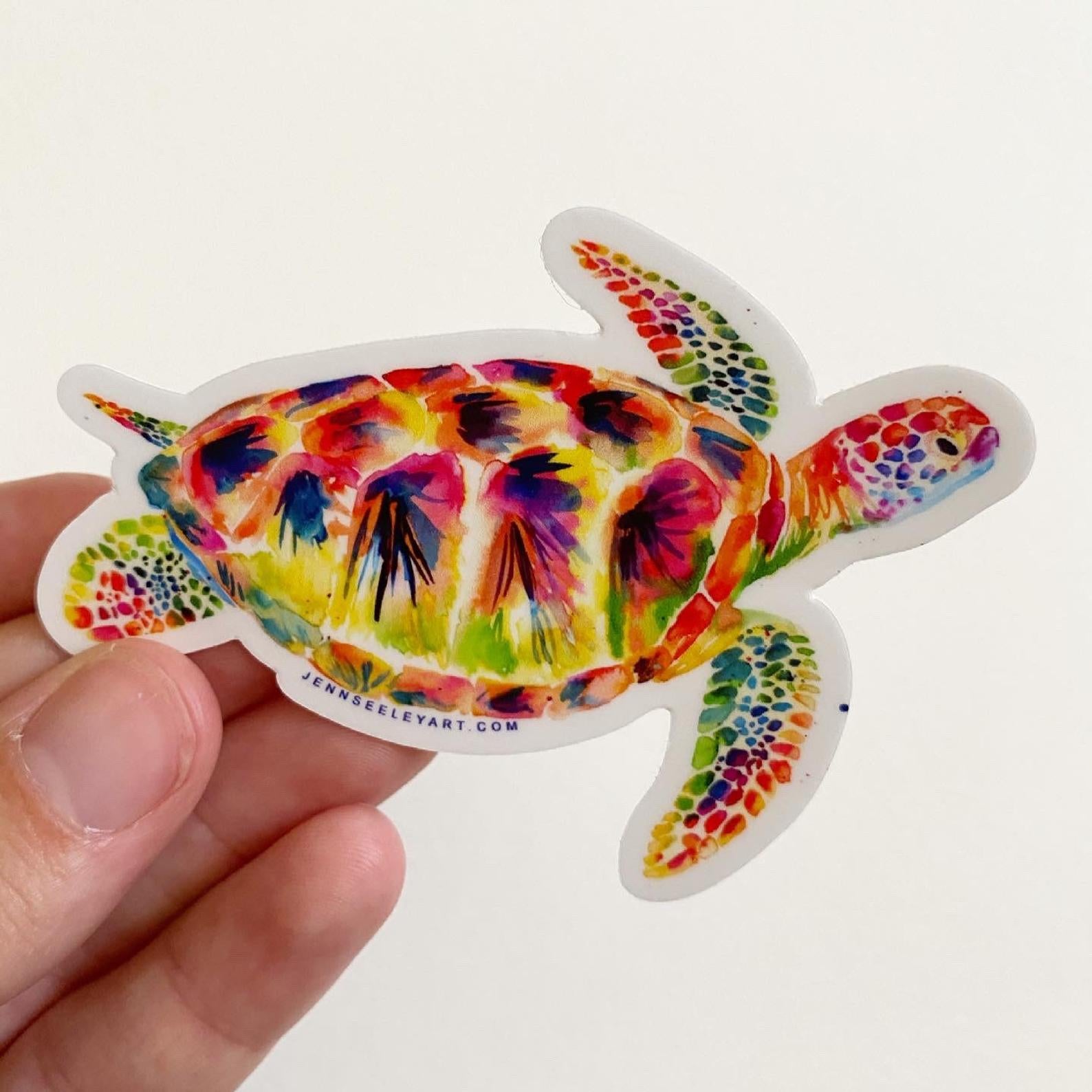 Watercolor Animal Sticker - Jenn Seely