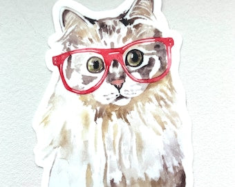 Watercolor Animal Sticker - Jenn Seely