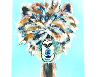 Watercolor Animal Sticker - Jenn Seely