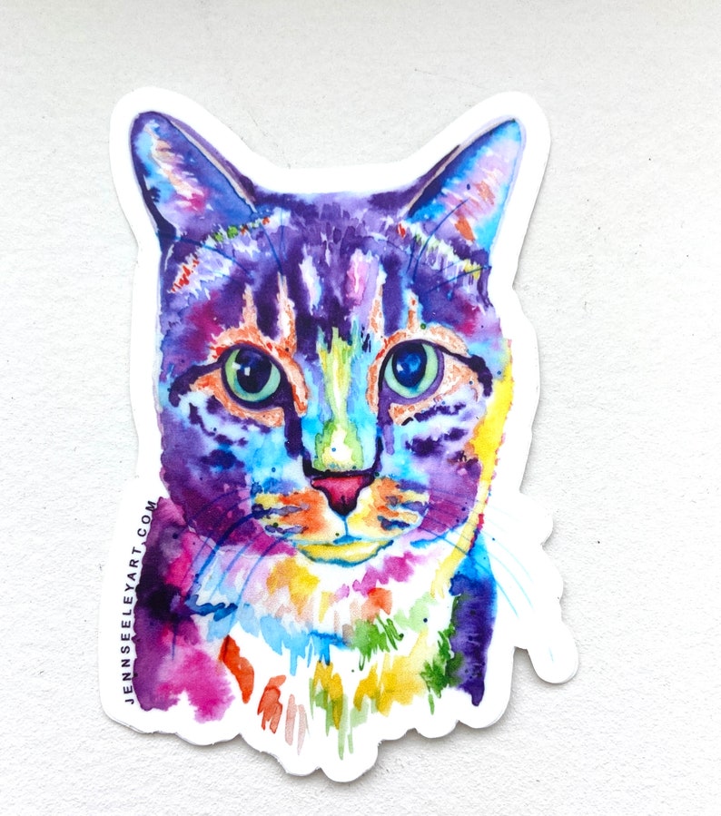 Watercolor Animal Sticker - Jenn Seely
