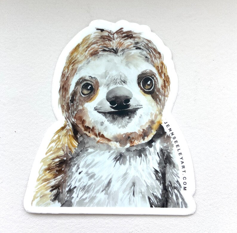 Watercolor Animal Sticker - Jenn Seely