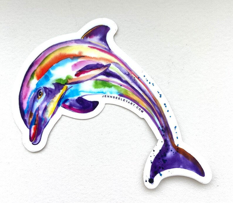 Watercolor Animal Sticker - Jenn Seely